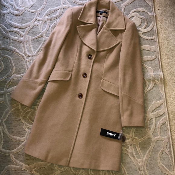 Dkny Jackets & Blazers - NWT🌷DKNY🌷Camel wool classic full length coat
